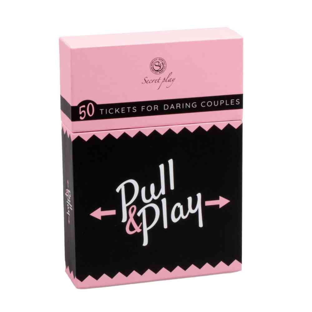 Secret play - Pull & Play Game (ES/EN/DE/FR/NL/PT/IT) Jeu de plaisir - Rose
